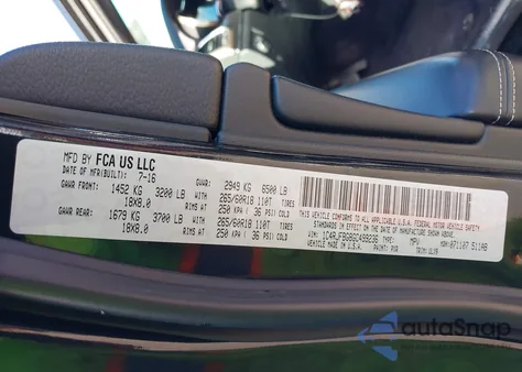 2016 Jeep Grand Cherokee Limited из США, поврежденный, VIN 1C4RJFBG8GC499236